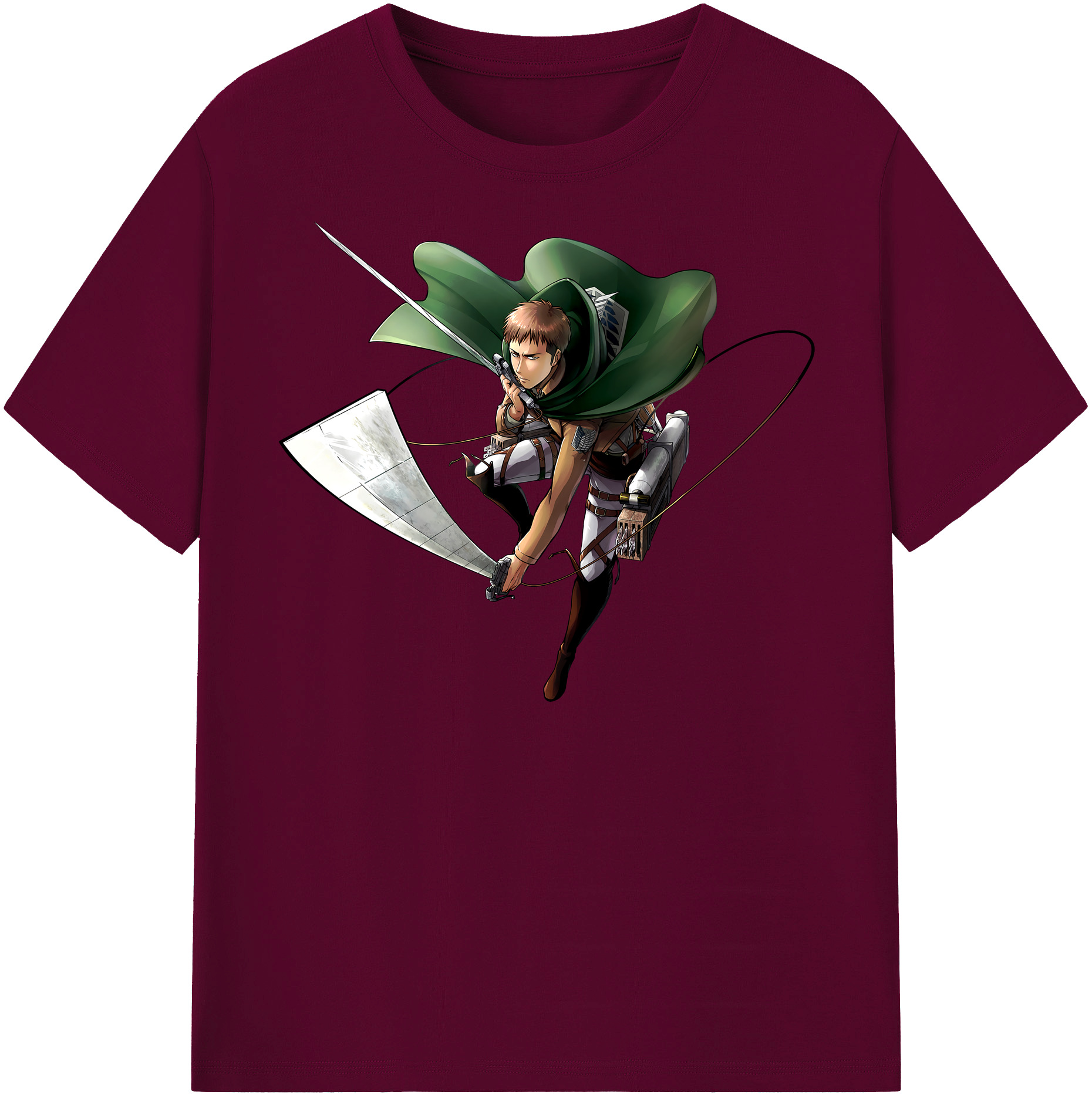 （画像用） 進撃の巨人 Attack on Titan レディースカジュアルプリントTシャツ（綿100％）